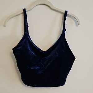 Athleta Velvet Camisole in Rich Blue